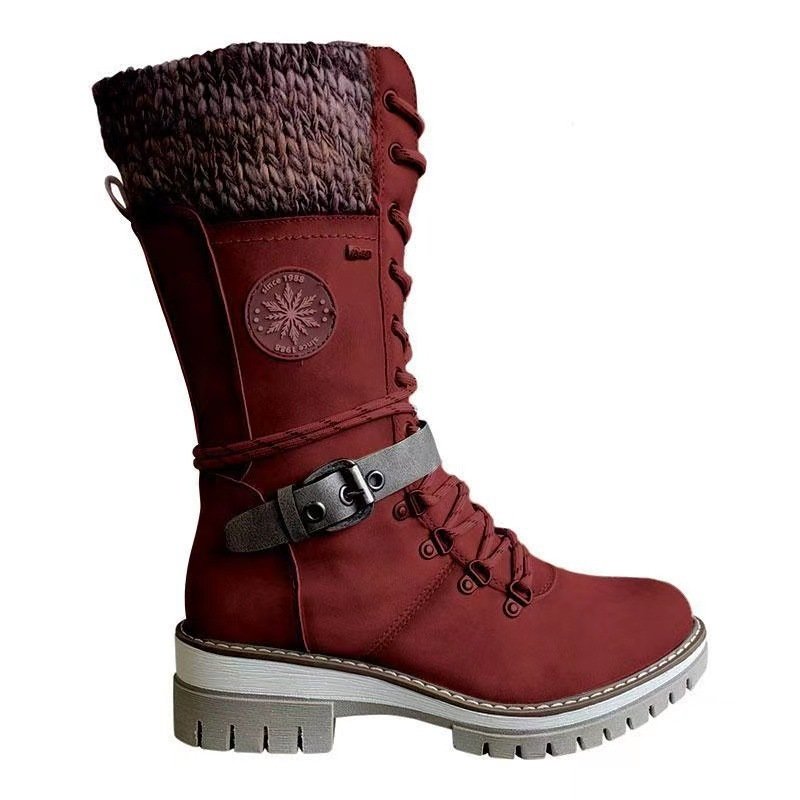 Autumn And Winter New Women's Riding Boots European And American Snow Boots - Image 7