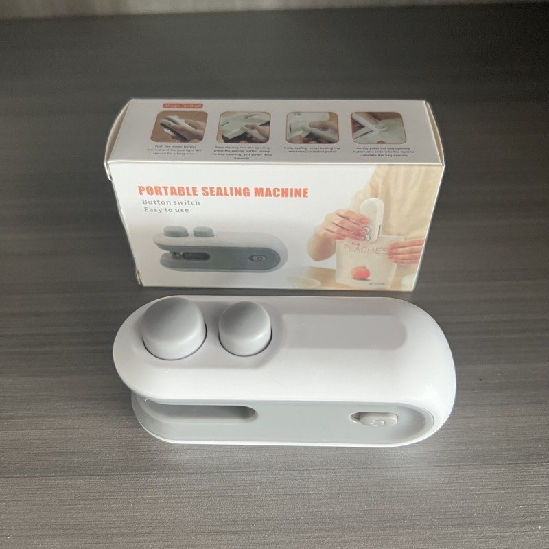 Mini 2 In 1 Sealer Heat Sealer Bag Opening Machine For Snacks Home USB Sealer Vacuum Sealer Snacks Plastic Bag Heat Sealer - Image 5