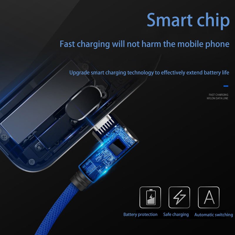 Mobile Phone Elbow Fast Charging Data Cable - Image 5