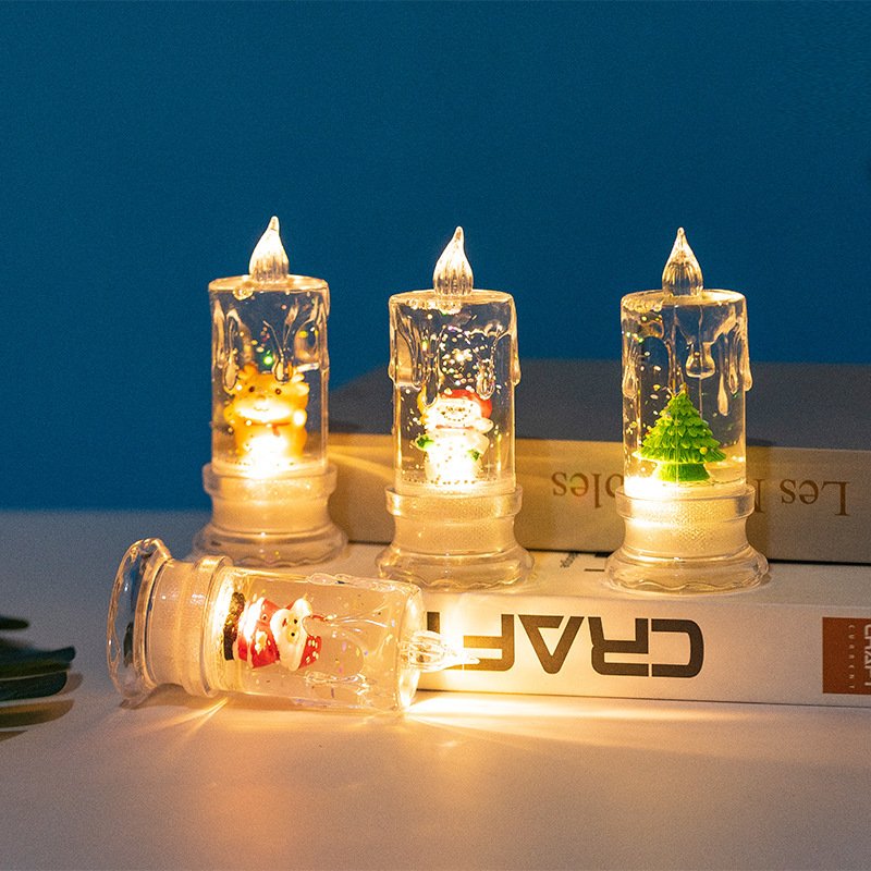 Transparent Tears LED Electronic Candle Small Night Lamp - Image 4