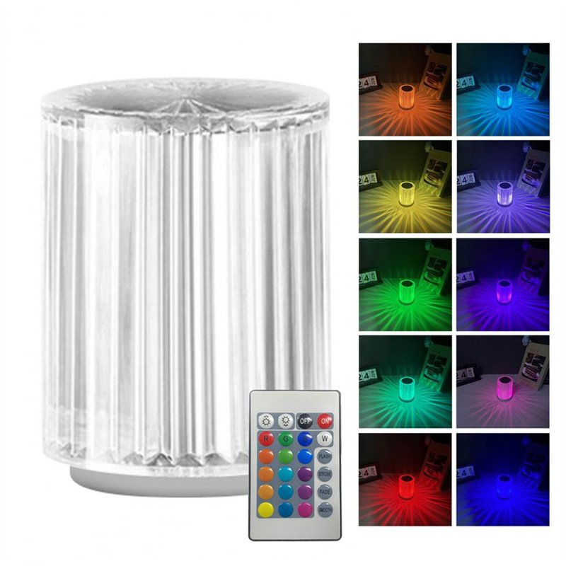 Crystal Lamp Table Lamp Atmosphere Creative Line Small Night Lamp Led Lights - Image 2