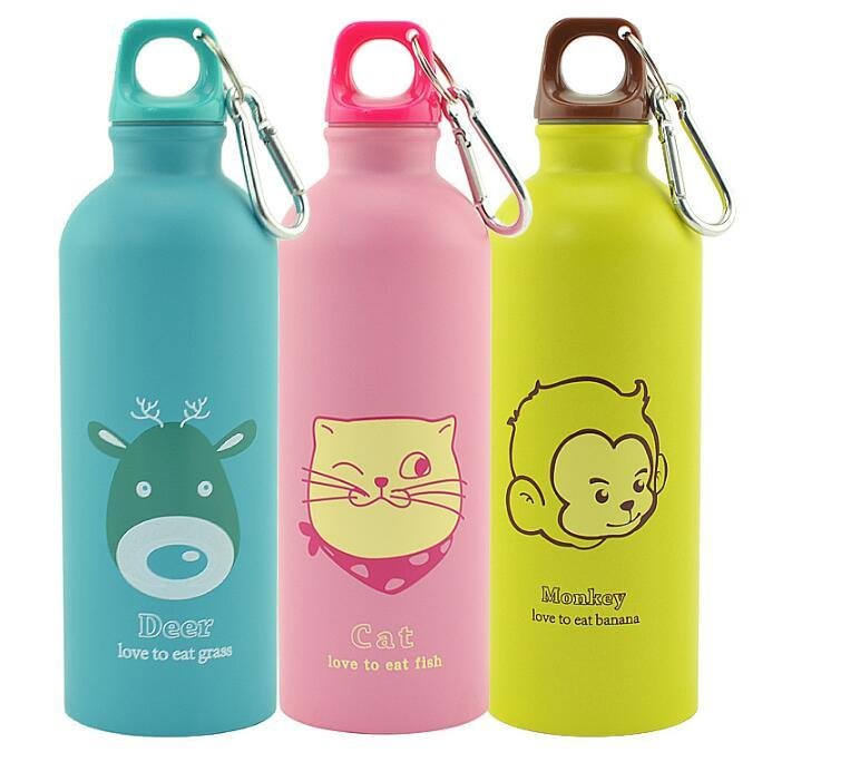 500ml Cartoon Animals Water Bottle Portable Sports Bottle - Image 2