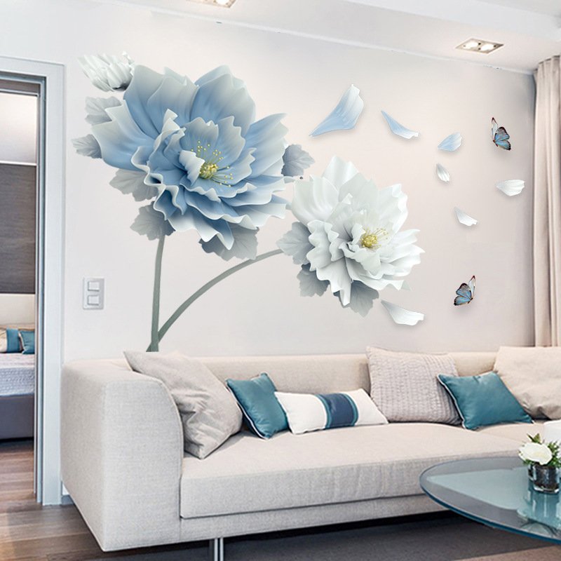 Wall Stickers Living Room Wall Decoration Creative TV Background Bedroom Self Adhesive Paper - Image 2