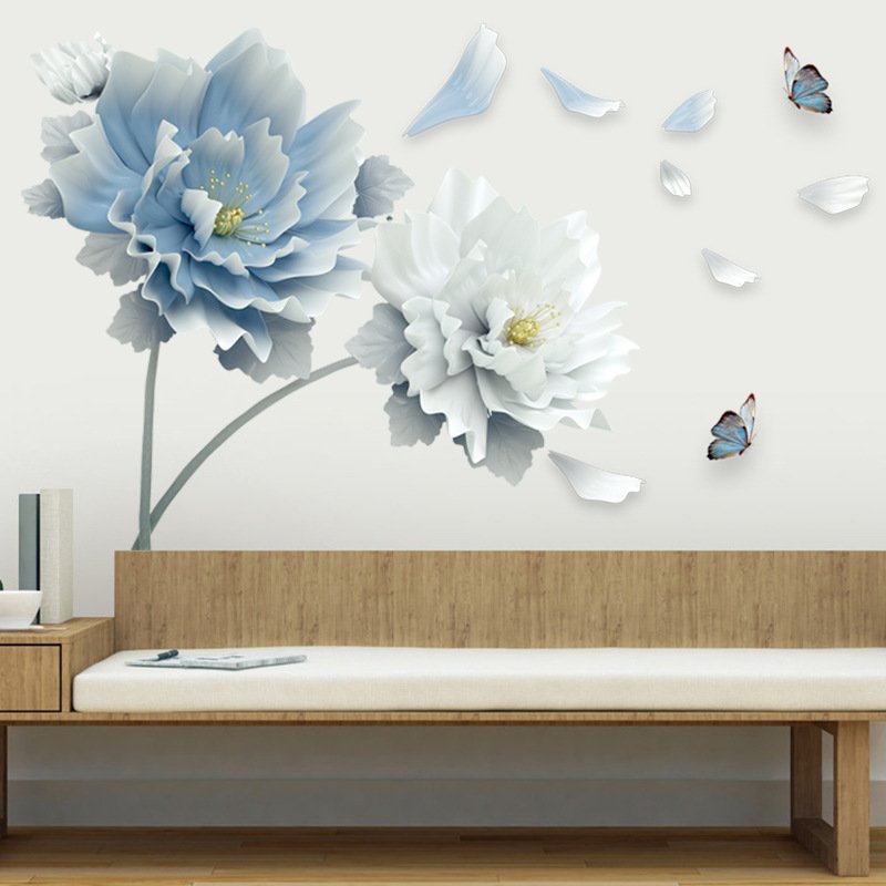 Wall Stickers Living Room Wall Decoration Creative TV Background Bedroom Self Adhesive Paper - Image 3