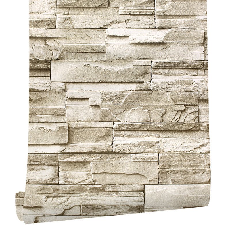 Amazon Explosive Brick Pattern Rock Sticker Waterproof PVC Wallpaper Bar Restaurant Background Wall Paper Wallpaper - Image 5