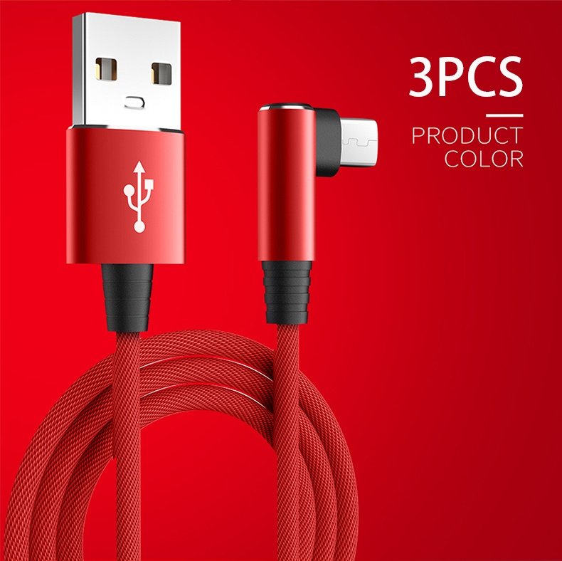 Mobile Phone Elbow Fast Charging Data Cable - Image 7