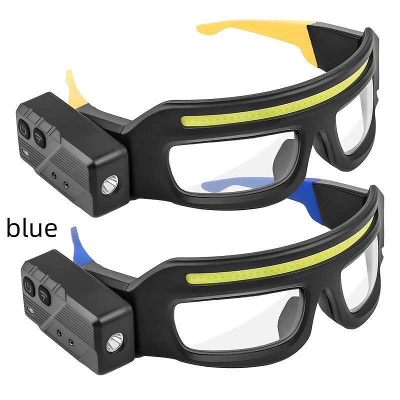 Multi-functional Glasses Light Light With Type-C Charging, Warning Headlamp, Compact And Portable, Touch-sensitive Headlamp - Image 8