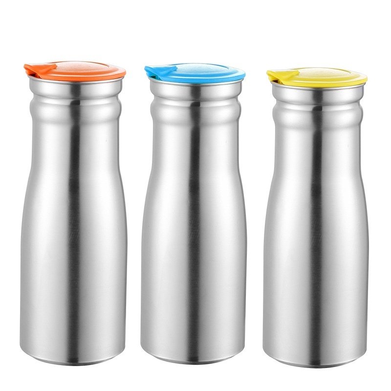 Stainless Steel Cold Water Bottle Single Layer Water Pitcher - Image 5