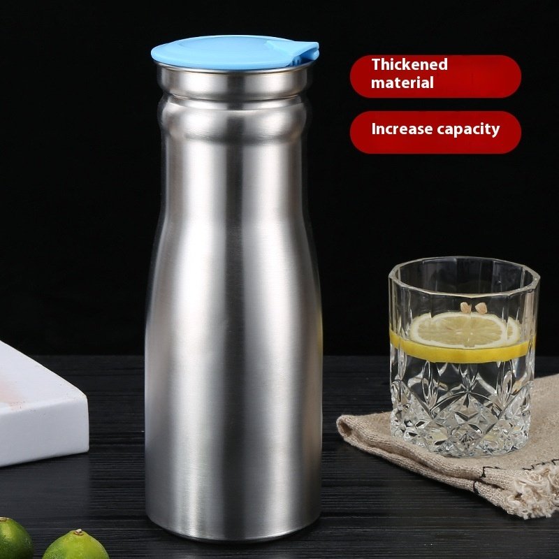 Stainless Steel Cold Water Bottle Single Layer Water Pitcher - Image 2