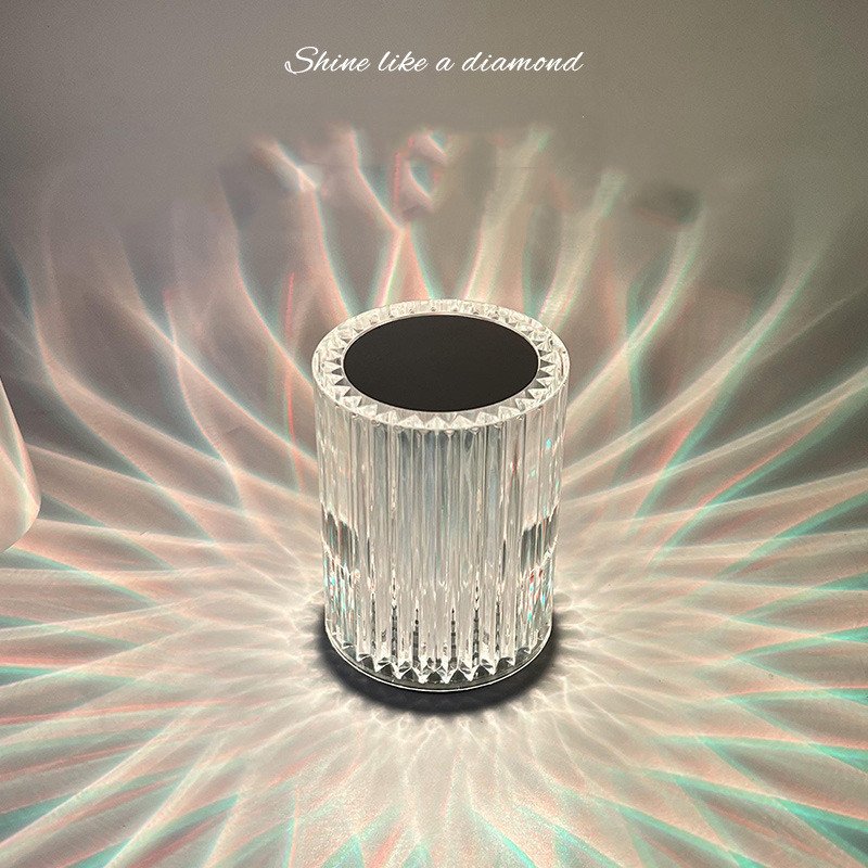 Crystal Lamp Table Lamp Atmosphere Creative Line Small Night Lamp Led Lights - Image 10