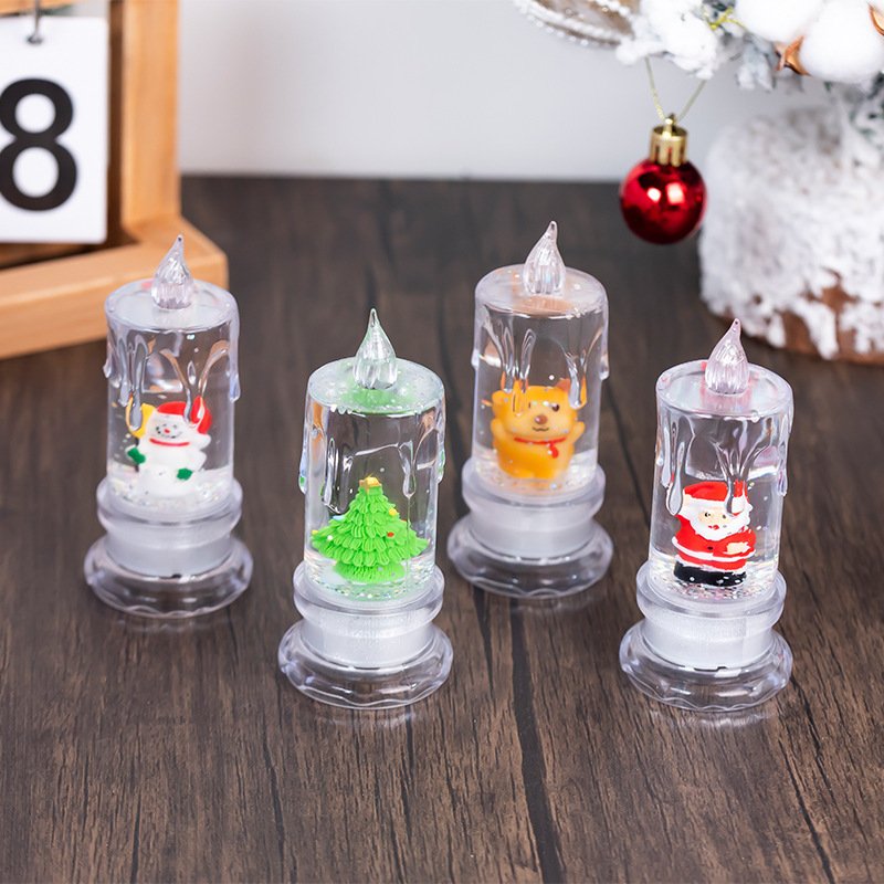 Transparent Tears LED Electronic Candle Small Night Lamp - Image 2