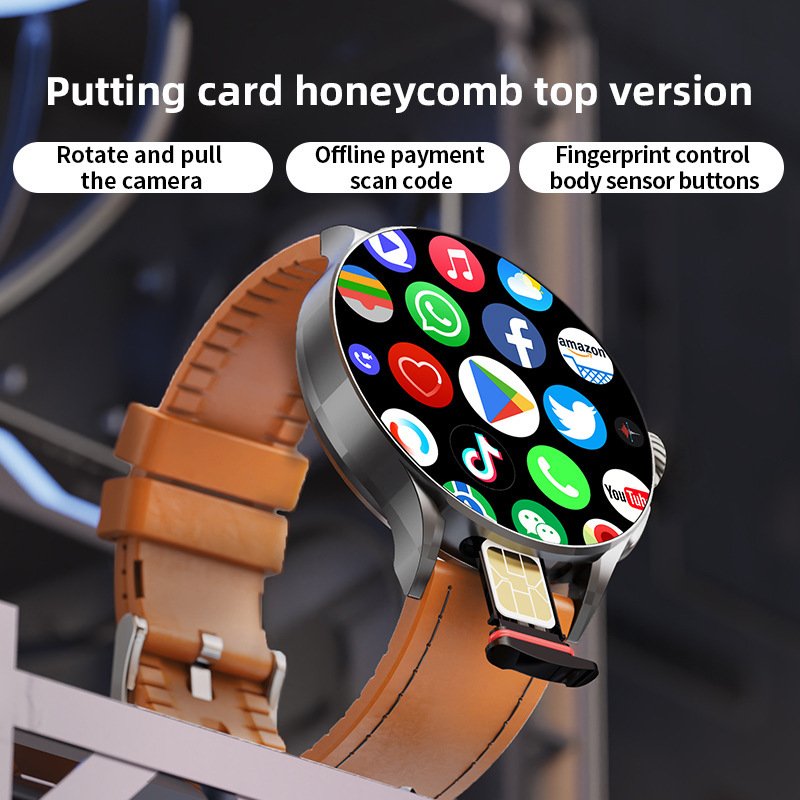Round Screen Card Smart Watch - Image 2
