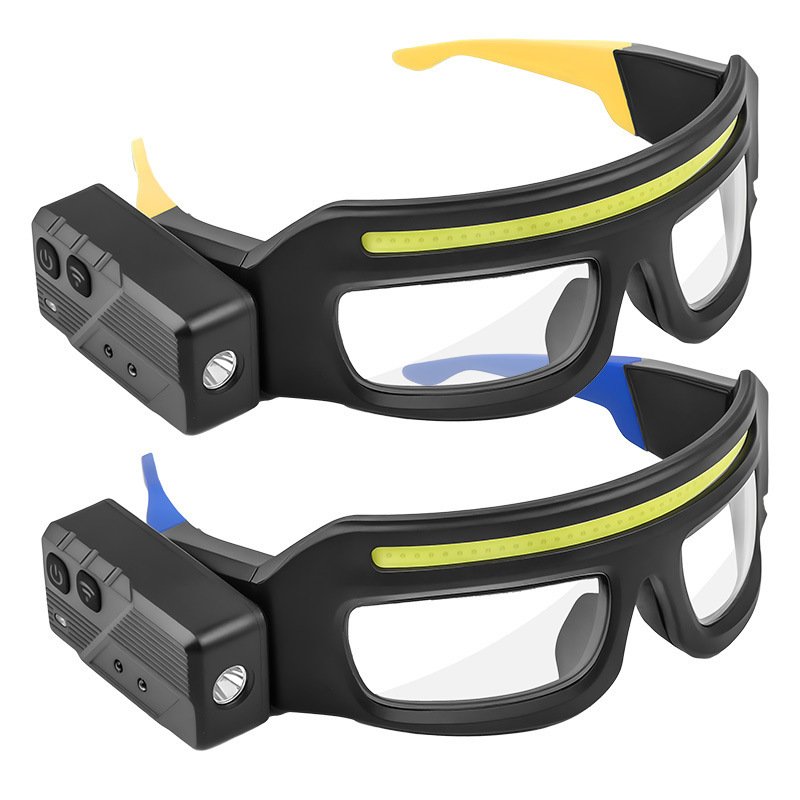 Multi-functional Glasses Light Light With Type-C Charging, Warning Headlamp, Compact And Portable, Touch-sensitive Headlamp - Image 5