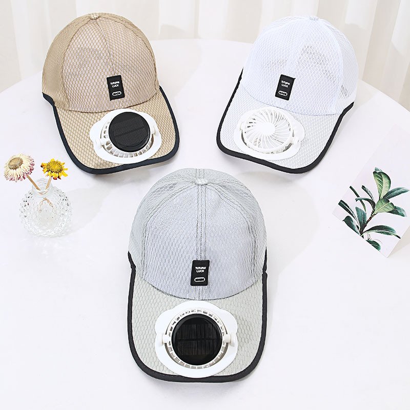 Solar Charging Fan Hat - Breathable Mesh UV Protection Baseball Cap For Men Women Summer Outdoor Sun Hat (Copy) - Image 3